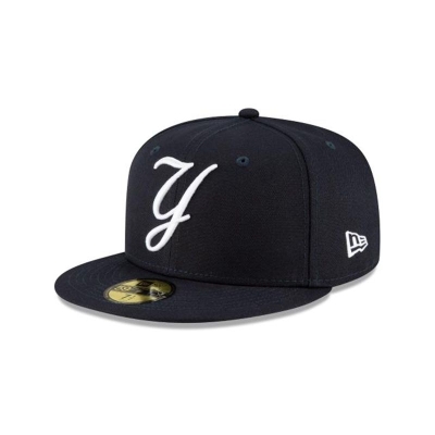 Sapca New Era New York Yankees MLB Ligature 59FIFTY Fitted - Albastri